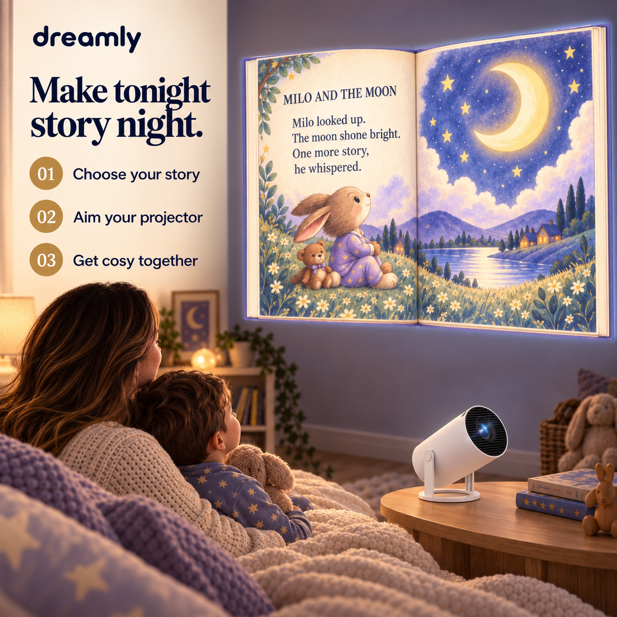 Dreamly™ Smart Projector
